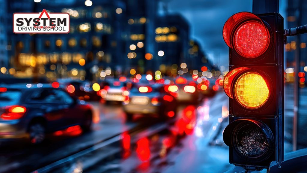 Don't risk running red lights - System Driving School